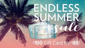 endless summer sale Spa at the Glen Brea save 15% gift cards